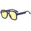 24 Gafas de Sol de Moda Casual con Doble Puente Unisex para Deportes al Aire Libre Protección Solar Personalizadas Europa y América