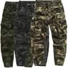 Comercio Exterior 2026 Nuevos Pantalones Cargo Camuflados Europeos y Americanos de Amazon para Hombre con Múltiples Bolsillos y Cremallera Estilo Militar Jogger