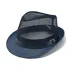 Sombrero de Paja de Papel de Ala Pequeña de Venta Caliente para Hombre Europeo y Americano, Sombrero de Sol de Paja de Verano, Sombrero de Sol de Playa con Estampado de Palmera