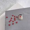 Accesorios de aleación para arte de uñas personalizados, mini moños, decoraciones de uñas de macarrón 3D de moda, venta al por mayor en grandes cantidades