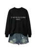 Prefiero Estar Leyendo Sudadera Casual y Elegante para Mujer Otoño/Invierno Amazon Wish Comercio Exterior Transfronterizo