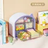 Caja Organizadora de Escritorio Tipo Cajón Dopamina Linda para Dormitorio Estudiantil Cosméticos y Papelería Gran Capacidad a Prueba de Polvo