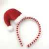 Diadema de Sombrero de Navidad Caliente Transfronteriza Europa y América Nueva Diadema Suministros Navideños Accesorios para la Cabeza Fiesta Festiva Diadema de Actuación