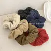 Goma para el pelo de felpa retro estilo coreano, para otoño e invierno, de lana de cordero, cuerda para coleta versátil de nicho, accesorio elegante para el cabello