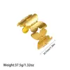 Producto popular de importación transfronteriza europea y americana: Pulsera de acero de titanio chapada en oro de 18 quilates, versátil para el uso diario, venta al por mayor desde el fabricante