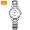 Reloj de Cuarzo Suizo Nuevo con Correa de Acero, Calendario, Reloj de Mujer de Estilo Simple, Reloj de Mujer Versátil de Moda de Nicho de Lujo Ligero
