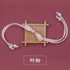 Borla Pipa Cauda Longa Pérola Fivela Um Caractere Cheongsam Pressione Botão de Quebra Retro Hanfu Estilo Chinês Decorativo Fivela Crianças