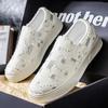 Zapatos de Hombre 2025 Verano Tendencia Caliente de Moda Versátiles Suela Blanda Cómodos Transpirables para Hombre Zapatillas de Lona sin Cordones para Hombre