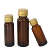Botellas Marrones de Líquido Oral, Botellas de Vidrio Marrón Oscuro a Prueba de Luz, Botellas Marrones para Enzimas, Botellas Dispensadoras de Pastillas, Botellas de Jarabe de Espino Amarillo al por Mayor