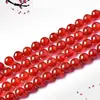Ágata vermelha natural contas soltas DIY pulseira de contas tecida à mão joia pulseira acessórios para colar atacado spot