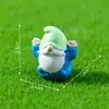 Gnomo de meditación creativo transfronterizo, figura linda con partículas, decoraciones DIY, accesorios para colgar, tablero de coche, adornos pequeños de escritorio