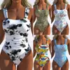 Europeo y Americano 26 Nuevo Transfronterizo AliExpress de Tirantes Sexy Espalda Descubierta Bañador de Una Pieza para Aguas Termales Bikini Integrado Mujer