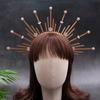 Amazon Transfronterizo Nuestra Señora Diosa Halo Diadema Divertida Exagerada Corona Tocado Halloween Bruja Disfraz Accesorios para el Cabello