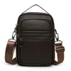 Bolso Cruzado Casual de Negocios para Hombre, Moderno y Casual, Bolso Cruzado de PU Texturizado, Ropa de Viaje y Trabajo, Bolso de Pecho para Hombre, Portátil