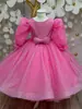 Vestido Formal Infantil Vestido de Princesa 2026 Estilo Nuevo Amazon Europeo y Americano Lentejuelas Falda Abullonada Disfraz de Baile de Navidad