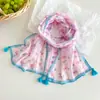 Bufanda Francesa de Lunares Estilo Coreano para Niños, No Hace Bolitas, Estilo Lento de Primavera, Moda Fina de Primavera y Otoño, Clase A