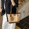 Bolsa de Gran Capacidad para Mujer 2025 Estilo Coreano Moda Bolso Tote para el Trabajo, Ropa de Trabajo de Aspecto Elevado Bolso Cruzado Casual para Mujer