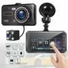 H301 HD 4 Pulgadas 2.5D Táctil Doble Grabación Transfronteriza Caja Negra para Coche DVR con App Wifi Teléfono Móvil