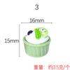 Comida e brincadeira copo de papel para cupcake DIY acessórios de resina corrente para celular pingente de bolo pingente de carro material artesanal