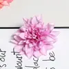 Cabeza de Flor de Dalia Tela de Piel Artificial Dalia al por Mayor Decoración de Boda Guirnalda de Flores Diadema con Guirnalda de Bosque de Flores