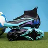 Chuteiras de Futebol Infantis Transfronteiriças com Travas Longas para Meninos e Meninas, Novos Modelos para Crianças Maiores e Alunos do Ensino Fundamental, Em Estoque para Atacado para Exportação