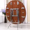 Mesa de Jantar Redonda Simples Dobrável, Mesa Redonda para Comer, Mesa Redonda Grande, Mesa de Jantar Dobrável Pequena Doméstica para Apartamentos Pequenos