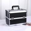 Estuche Cosmético de Aleación de Aluminio Portátil de Gran Capacidad Salón de Belleza Arte de Uñas Tatuaje Caja de Herramientas de Almacenamiento Dropshipping Venta al por Mayor