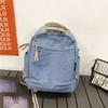 Mochila de Lona Retro, Bolso Escolar Nuevo a la Moda, Estilo Japonés Femenino Estilo Simple Gran Capacidad de Moda Genial Mochila para Estudiante de Secundaria