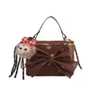 Bolso Cruzado Retro de Lunares y Corazón para Niña Bolso de Hombro Moda Niñas Bolso de Cadena Nuevo Bolso Cubo Pequeño para Niñas