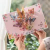 Tarjeta de felicitación para el Día del Maestro Tarjeta de felicitación con ramo para maestros 2025 Nuevo Exquisita y de alta gama Tarjeta de flor creativa para jardín de infantes