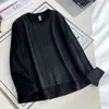 Camisa Básica de Manga Larga para Mujer Talla Grande Otoño e Invierno Nueva Versátil Falsa de Dos Piezas Forrada de Felpa Ropa Interior Cuello Redondo 100 kg 9197