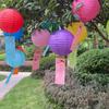 Decoração Festival da Primavera Festival das Lanternas Lanternas de Papel Coloridas Lanternas de Jardim Lanternas de Enigmas Enigmas Enigmas Tiras Inferiores Layout de Cena