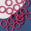 Variedad de metal de color opcional pintura abierta cierre de langosta anillo llavero colgante hecho a mano accesorios de joyería DIY
