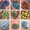 Atacado Spot Bolinhas de Vidro Oito Flores Quatro Flores Contas Redondas Bolinhas de Vidro Envoltas Bolinhas de Porcelana 14 16 25mm