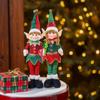 Tecido Novo Transfronteiriço 2026 Boneco Elfo em Pé Presente de Festa de Natal Decoração Suprimentos para Bonecas Ornamento