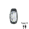 Mini Luz Trasera para Bicicleta Luz de Advertencia para Correr de Noche al Aire Libre 5LED Luz para Ciclismo Clip Trasero Multifuncional Luz para Casco Mochila