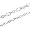 Cadena cruzada ovalada de acero inoxidable O chain 3:1 Tendencia de personalidad DIY Collar Pulsera Ropa Cadena DIY