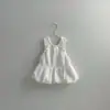 Vestido de Color Sólido de Moda para Niñas 2026 Verano Nueva Llegada Dulce Versátil Lindo Floral Estilo Coreano Vestido sin Mangas para Bebés