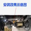 Eje Trasero Tipo Rueda para Triciclo Eléctrico Eje Trasero de Carga Baja Volquete Carretilla Elevadora Soporte de Eje Trasero Artículo Predeterminado