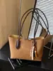 Bolsa de Ombro Versátil tipo Balde para Axila Grande Capacidade Feminina Casual Retrô Bolsa de Ombro Bolsa Tote para Ir ao Trabalho Comércio Exterior Transfronteiriço