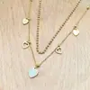 Accesorios de Moda de Alta Gama para Mujer, Colgantes de Acero Inoxidable, Collares Personalizados, Estilo Lujo Ligero, Joyería de Nicho, Disponibles en Stock