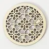 Posavasos Aislantes, Manteles Antiescaldado, Piezas Redondas de Madera de Cocina, Salvamanteles Domésticos, Salvamanteles para Tazones, Manualidades de Madera DIY, Madera Maciza