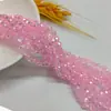 Contas de Ábaco Planas de 4mm Contas de Vidro de Cristal Contas da Roda da Fortuna Contas Soltas para Roupas DIY Acessórios de Cabelo Acessórios para Lenços e Colares