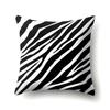 Funda de Almohada Moderna Abstracta con Estampado de Leopardo Nórdico de Poliéster Decoración para Coche Impresión para el Hogar Funda de Almohada Lumbar QTH2