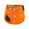 Pantalones de pañal de tela para bebé, anti-fugas laterales, bolsillo para pañal de botón a presión, pantalones de pañal para niños pequeños