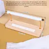 Suporte de Exibição de Joias Original Luxo Leve Simples Metal Madeira Sólida Porta-armazenamento de Anéis Brincos Suporte de Exibição de Joias