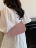 Bolsa de Axila Moderna e Fashion 2025 Verão Nova Bolsa Crescente para Mulheres, Versátil com Diamantes Deslumbrantes, Bolsa de Mão Exquisita de Ombro Único