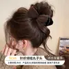 Presilha de tubarão 2026 novo modelo, presilha de cabelo elegante com laço floral para mulheres, presilha de cabelo para coque outono e inverno, acessório de cabelo