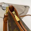 Bolso de Hombro Estampado para Viajes Cotidianos Transfronterizo Nuevo Estilo Casual Bolso Retro de Axila Bolso Versátil de Moda Europeo y Americano para Mujeres