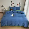Novo Conjunto de Roupa de Cama Catiônica Classe A 2026, Estilo Minimalista, Conjunto de Quatro Peças - Abraçando a Simplicidade, Capa de Edredom Individual 150*200cm